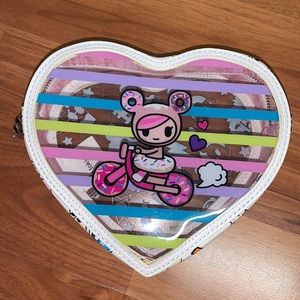 NWOT tokidoki Heart Zipper Case